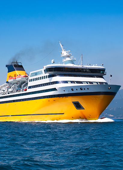 A bordo del traghetto